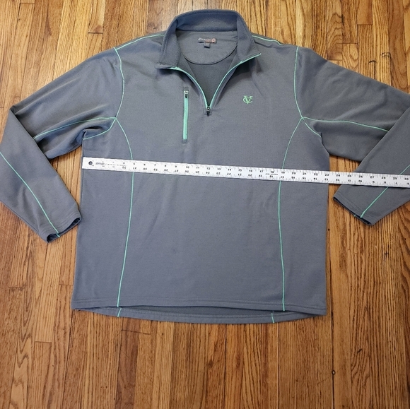 Peter Millar Mens E4 Warmth 1/4 Zip Pullover Size L Grey - Picture 4 of 9